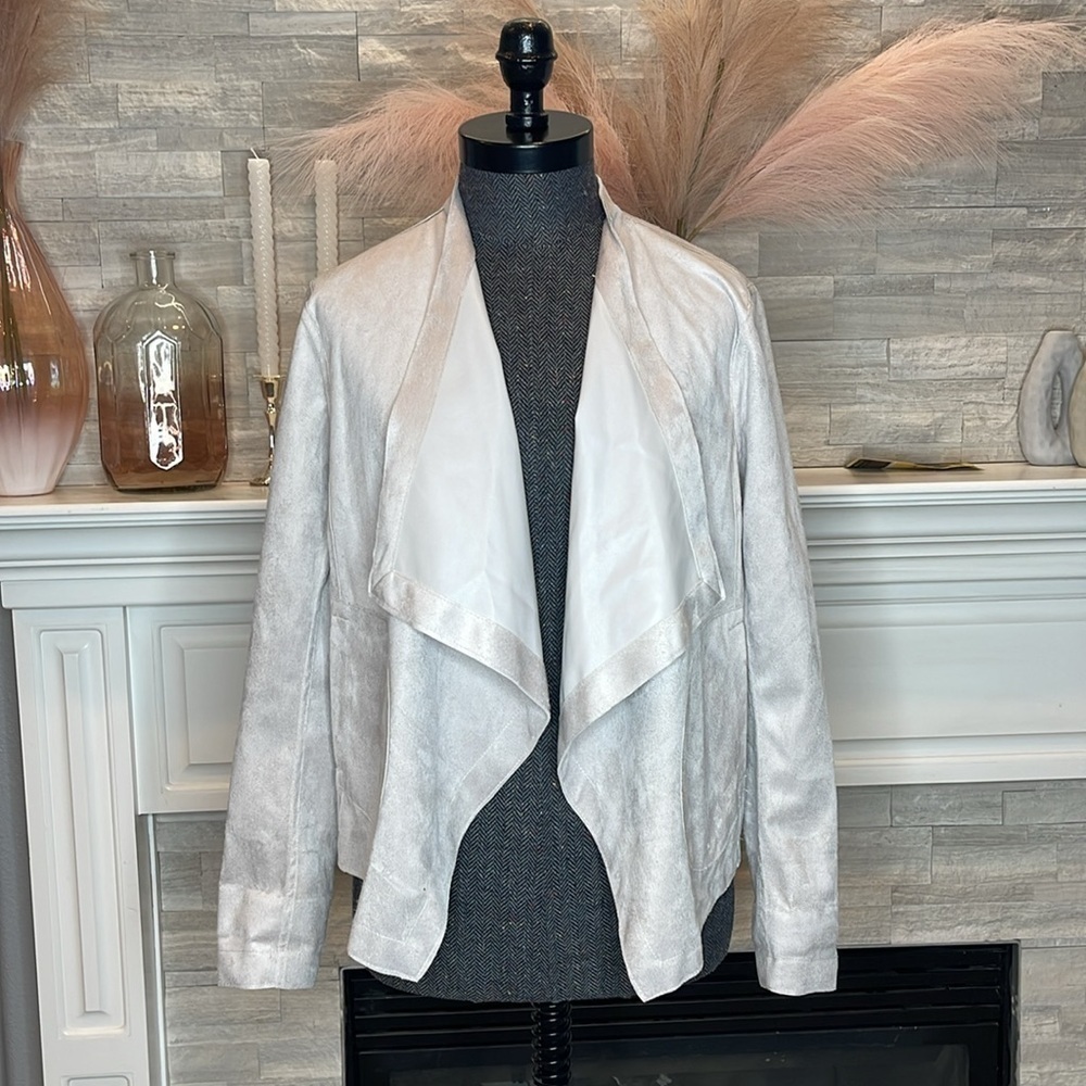 BB Dakota Women's Grey and Cream Jacket Small - Picture 7 of 9